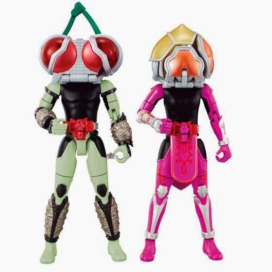 Masked Kamen Rider Gaim AC Kamen Rider Sigurd and Marika Cherry Energy and Peach Energy Arms PB03 Action Figure