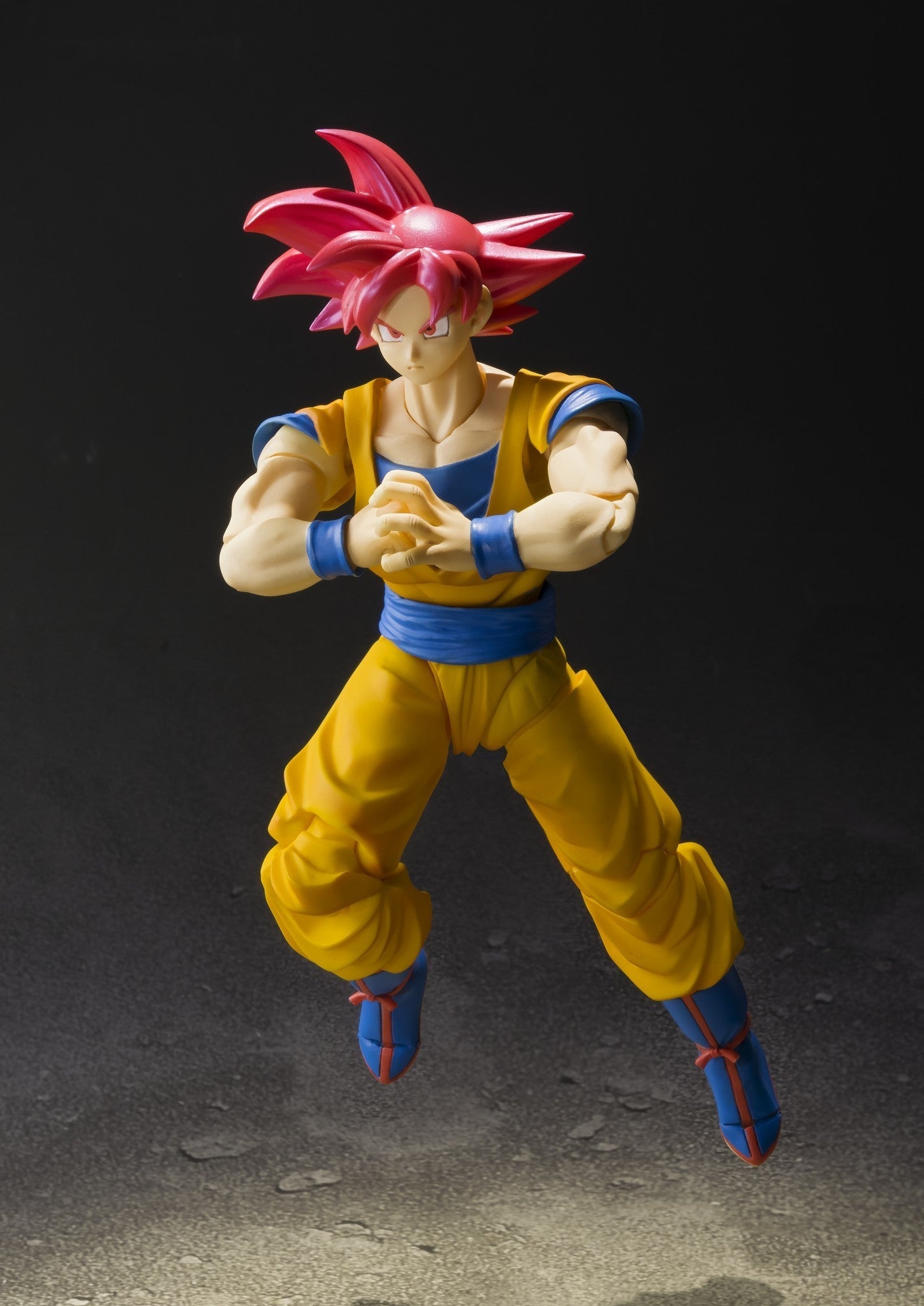 S.H. Figuarts Dragon Ball Z Super Saiyan God (SSG) Son Goku (Gokou) Figure
