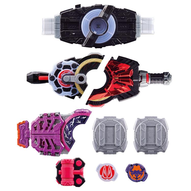 Bandai DX Kamen Rider Geats Desire Driver and Zombie Raise Buckle with Raise Buckle Holder Set Belt