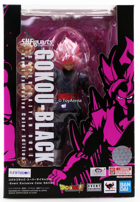 SDCC 2019 Bandai S.H. Figuarts Dragon Ball  Gokou Black Super Saiyan Rose Goku Exclusive