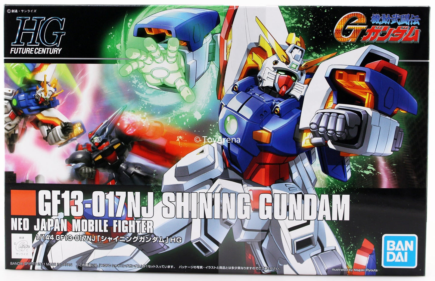 Gundam 1/144 HGUC #127 HGFC G Gundam GF13-017NJ Shining Gundam Model Kit