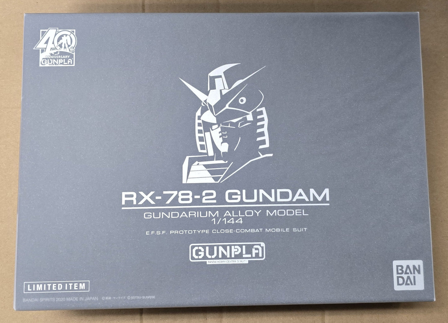 Gundam 1/144 Gundarium Alloy RX-78-2 Gundam Alloy Model Kit Limited Edition Exclusive RARE