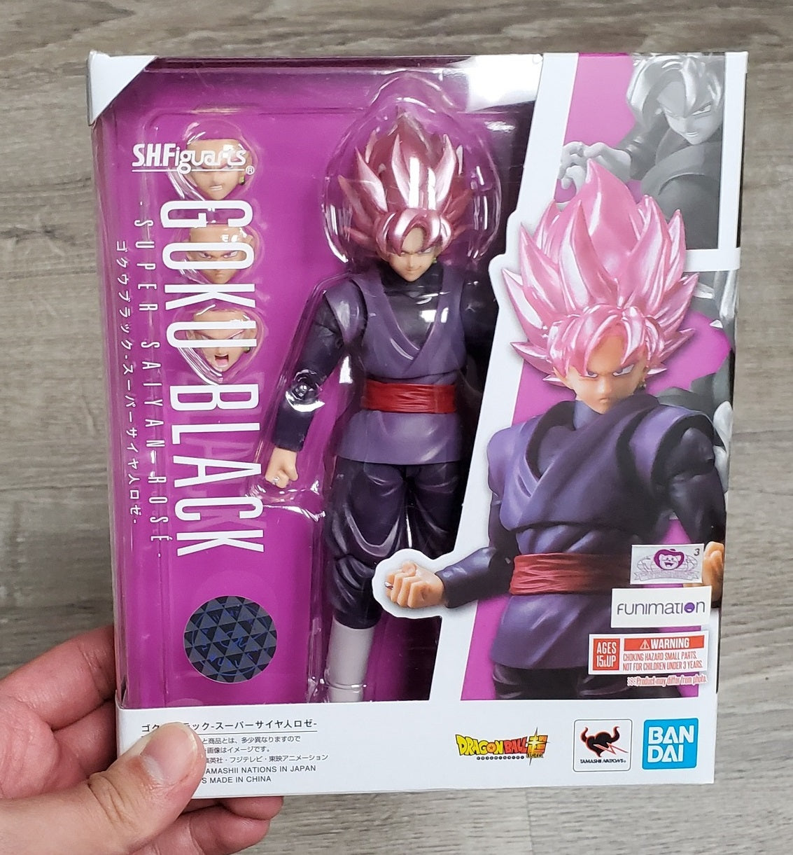 S.H. Figuarts Dragon Ball Super Saiyan Rose Goku Black Action Figure