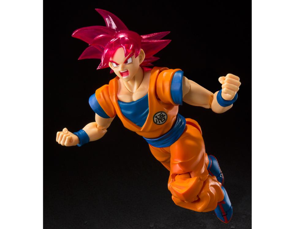 S.H. Figuarts Dragon Ball Super Saiyan God Son Goku Event Exclusive Color Edition 2021 Action Figure