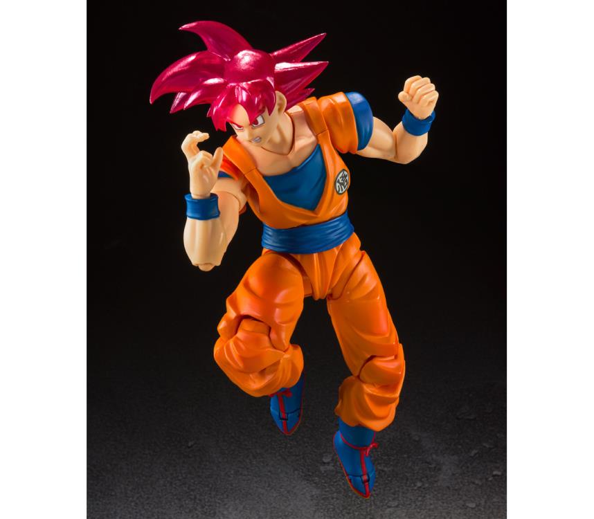 S.H. Figuarts Dragon Ball Super Saiyan God Son Goku Event Exclusive Color Edition 2021 Action Figure