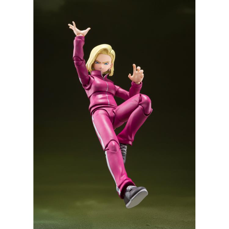 S.H. Figuarts Dragon Ball Super Android 18 (Universe Survival Saga) Exclusive Action Figure
