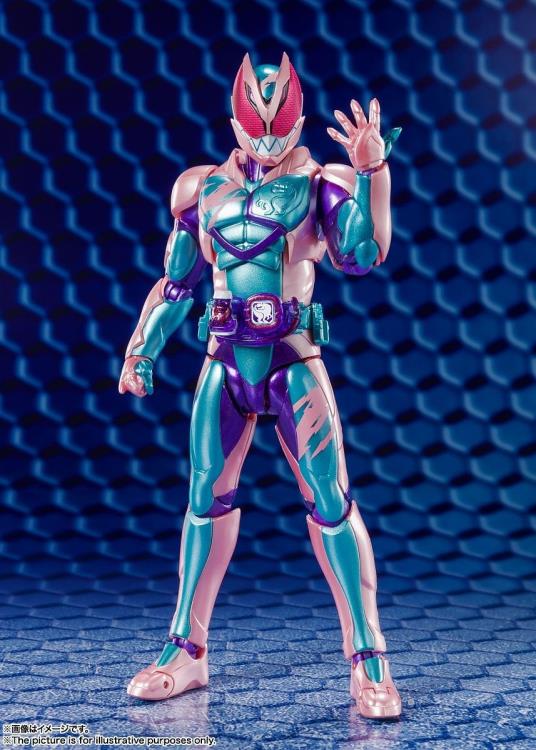 S.H. Figuarts Masked Kamen Rider Revise Kamen Rider Revi Rex Genome & Kamen Rider Vice Rex Genome Action Figures Set