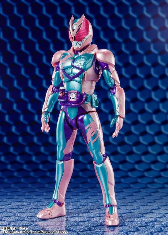 S.H. Figuarts Masked Kamen Rider Revise Kamen Rider Revi Rex Genome & Kamen Rider Vice Rex Genome Action Figures Set