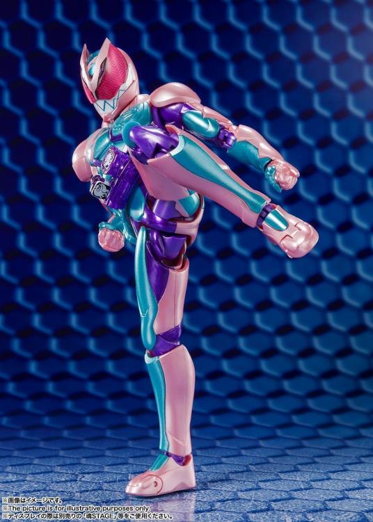 S.H. Figuarts Masked Kamen Rider Revise Kamen Rider Revi Rex Genome & Kamen Rider Vice Rex Genome Action Figures Set