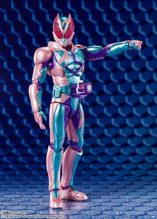 S.H. Figuarts Masked Kamen Rider Revise Kamen Rider Revi Rex Genome & Kamen Rider Vice Rex Genome Action Figures Set