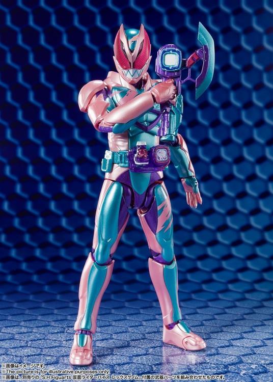 S.H. Figuarts Masked Kamen Rider Revise Kamen Rider Revi Rex Genome & Kamen Rider Vice Rex Genome Action Figures Set