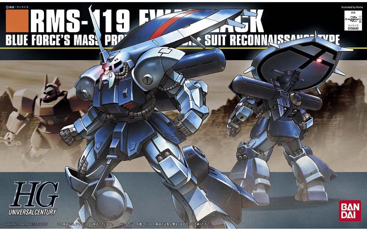 Gundam 1/144 HGUC #096 Gundam ZZ RMS-119 EWAC Zack Model Kit