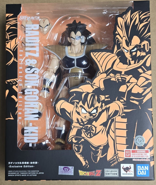 *Open Box* S.H. Figuarts Dragon Ball Z Raditz Exclusive Edition (No Gohan) Action Figure