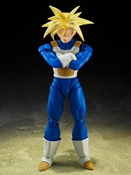 S.H. Figuarts Dragon Ball Z Super Saiyan Trunks (Latent Power) Action Figure
