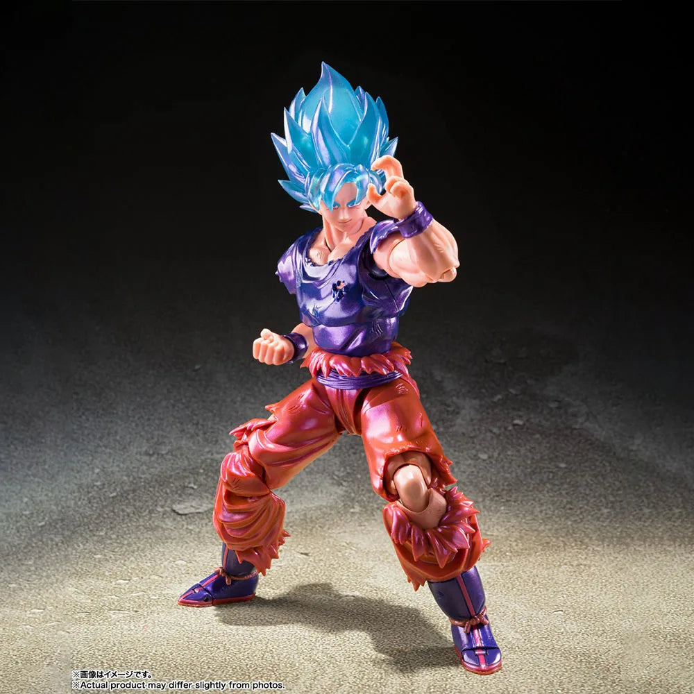 S.H. Figuarts Dragon Ball Super Super Saiyan God Super Saiyan Son Goku Kaio-Ken Exclusive Action Figure