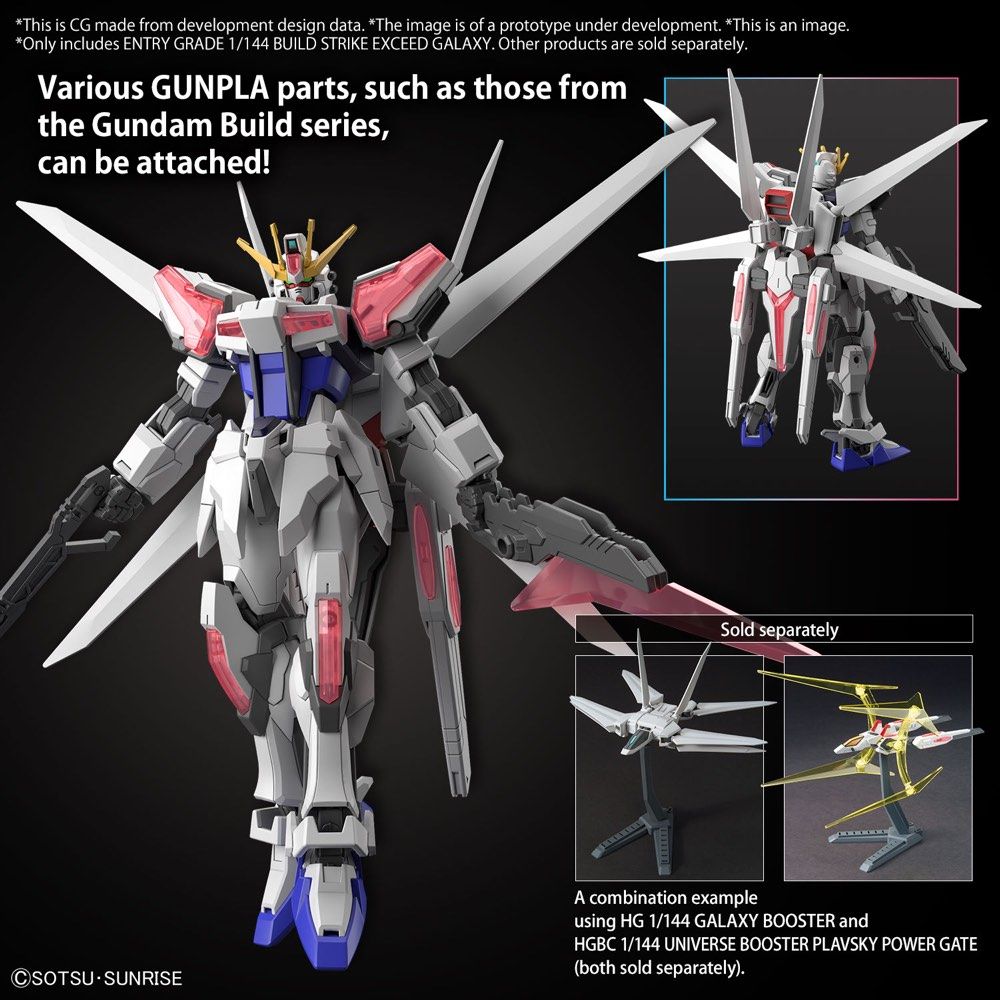 Gundam 1/144 HGBM #02 EG GAT-X105B/EG Build Strike Exceed Galaxy Model Kit
