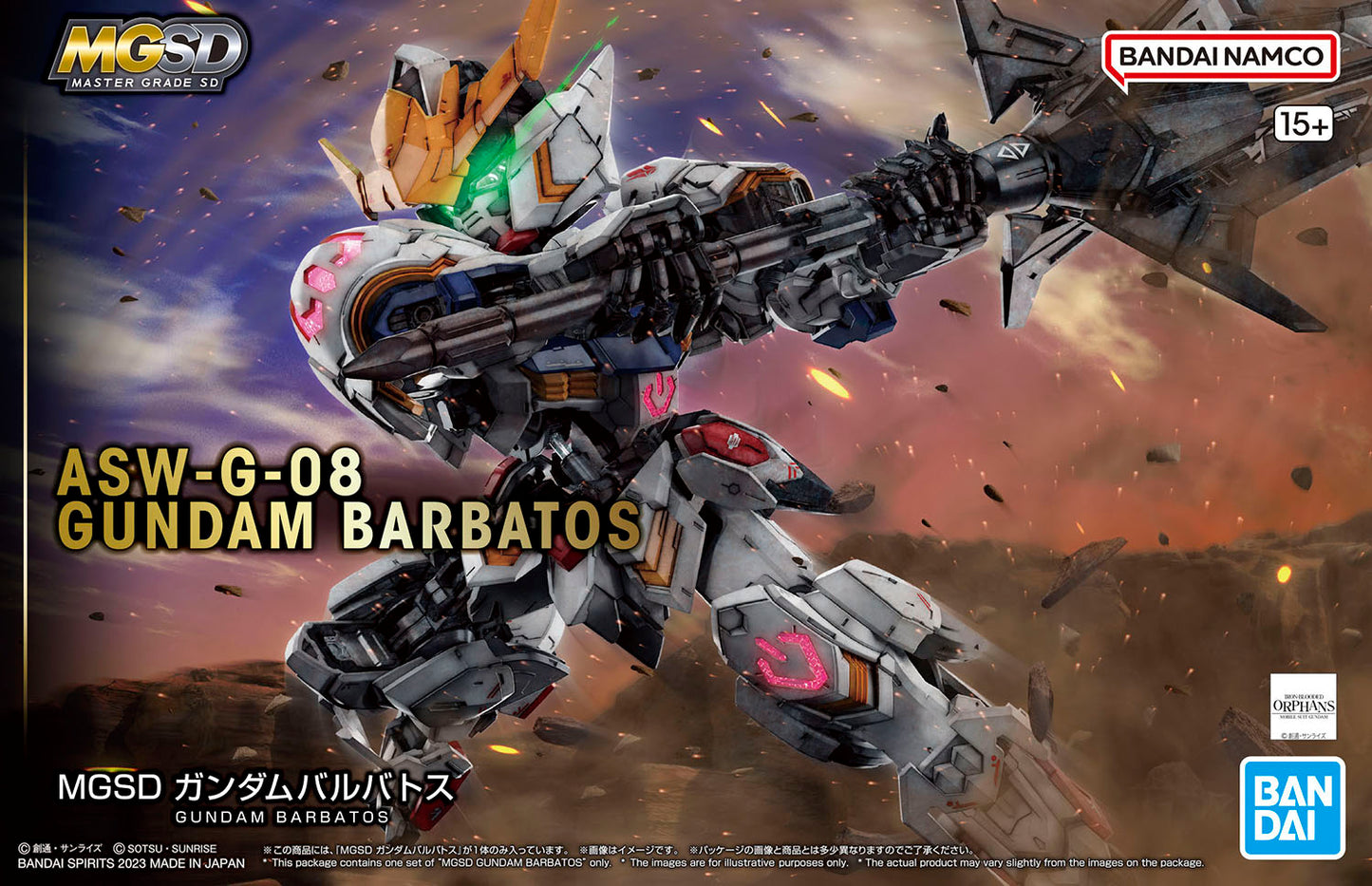 Gundam MGSD Iron Blooded Orphans ASW-G-08 Gundam Barbatos Model Kit