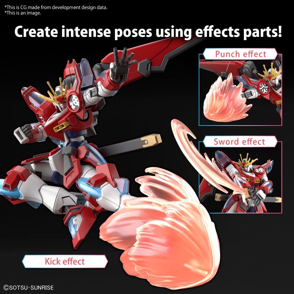 Gundam 1/144 HGBM #04 SBG-E01 Shin Burning Gundam Model Kit