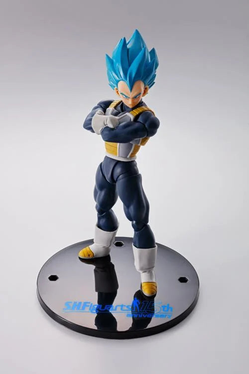 S.H. Figuarts Dragon Ball Super Broly Super Saiyan God Super Saiyan Vegeta (15th Anniversary Ver.) Action Figure