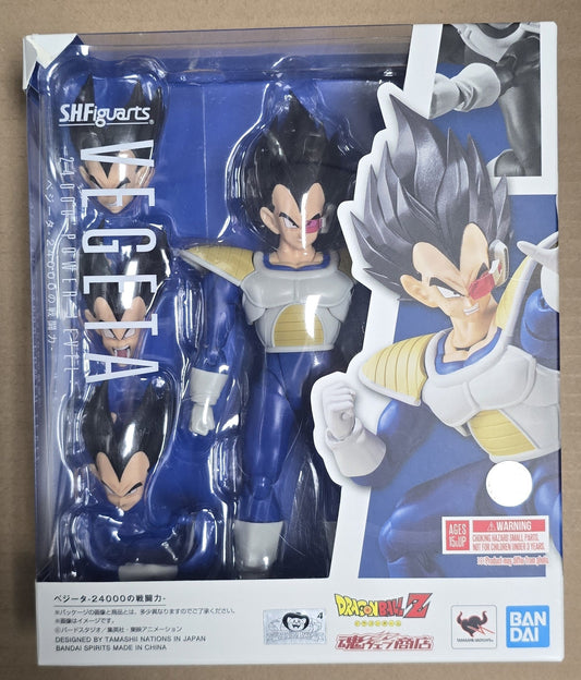 *Open Box* S.H. Figuarts Dragon Ball Z Vegeta 24000 Power Level Action Figure