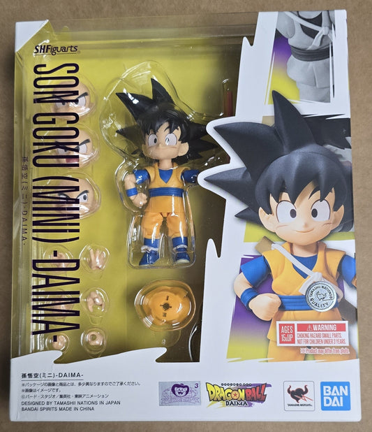 *Open Box* S.H. Figuarts Dragon Ball Z SH Figuarts Son Goku Mini Daima Action Figure