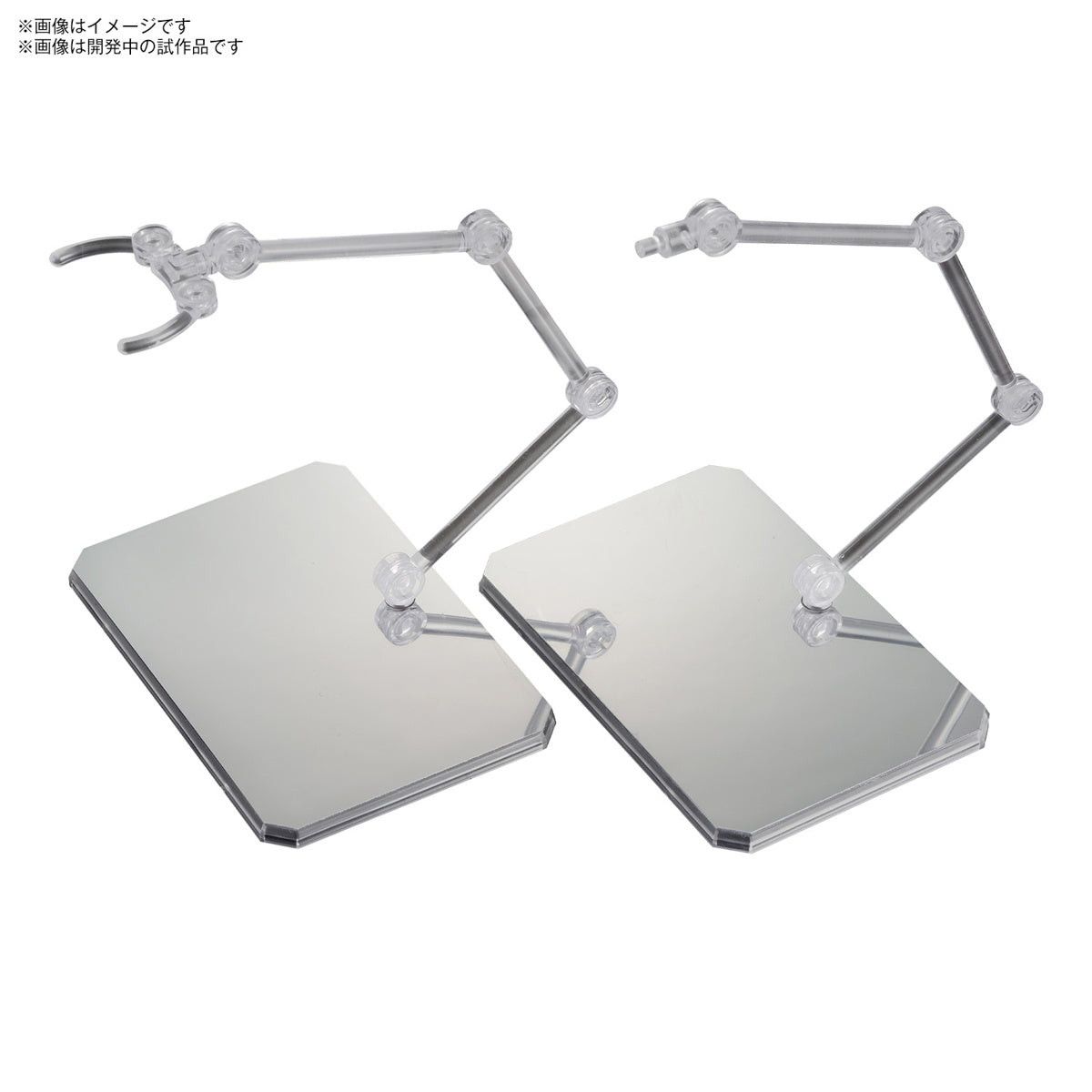 Gundam Action Base 6 Clear Mirror Stickers Set Stand Model Kit