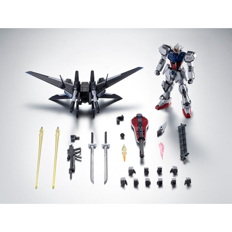 Robot Spirits #R-SP GAT-X105 Strike Gundam + I.W.S.P. Ver. A.N.I.M.E. Action Figure