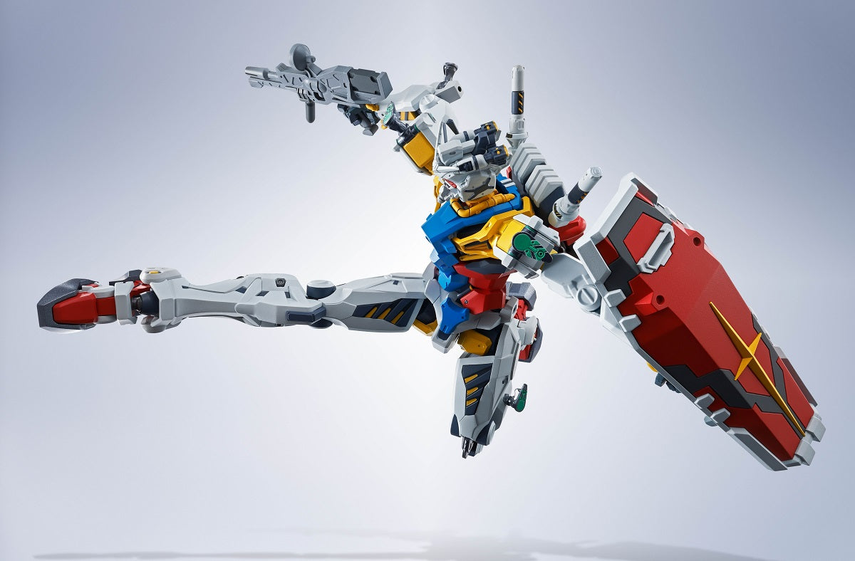 Bandai Metal Robot Spirits Gundam GQuuuuuuX RX-78-02 White Gundam Action Figure (Japan Ver.)