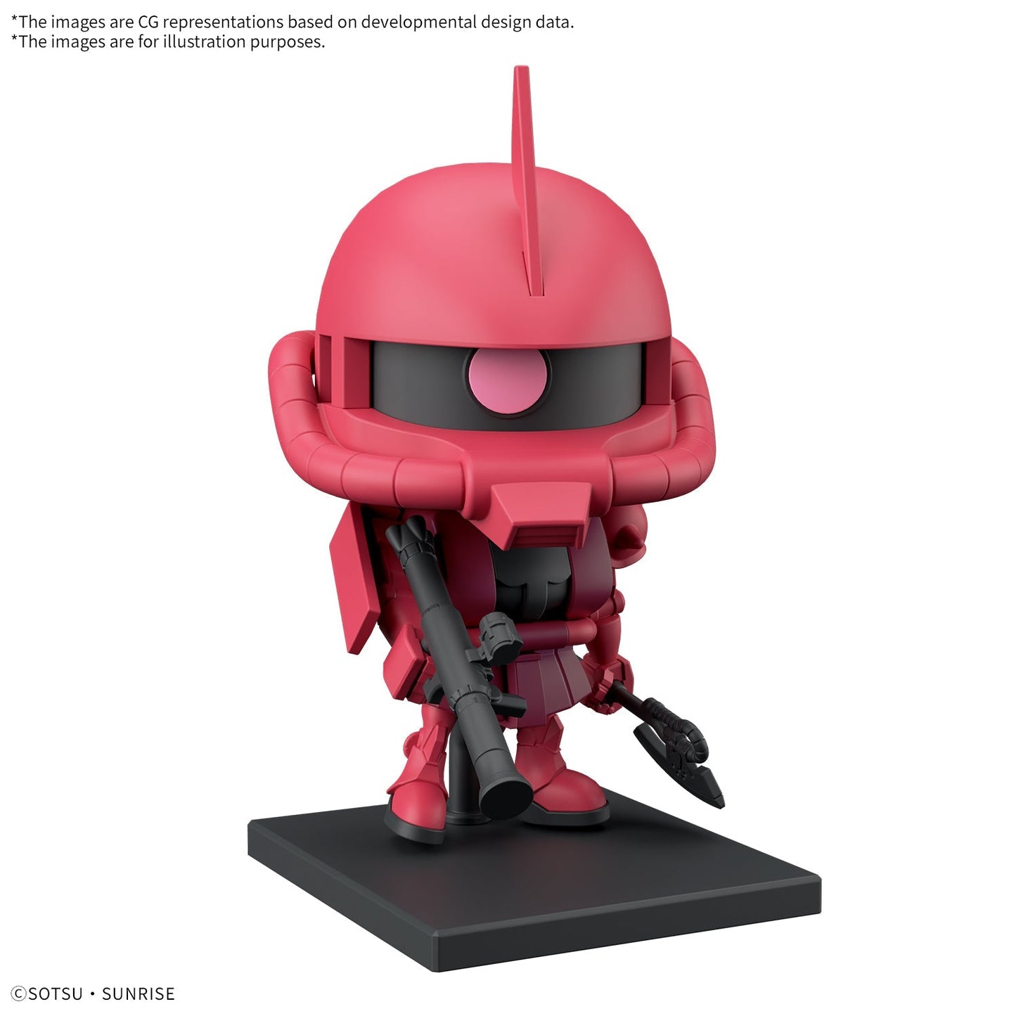 Gundam 1/1 Gunpla-Kun CharZaku-Kun DX Set (With Runner Ver. Recreation Parts) Model Kit