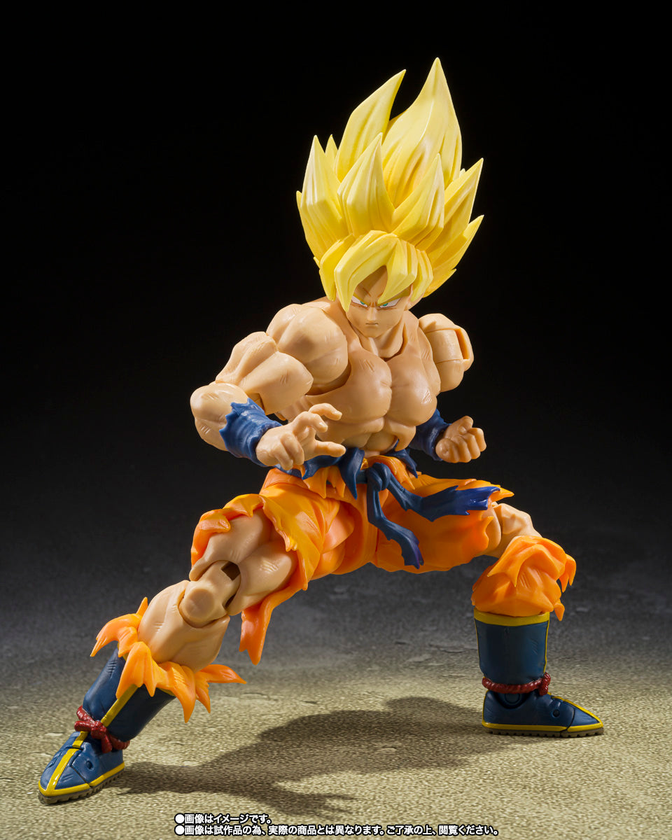 S.H. Figuarts Dragon Ball Z Super Saiyan Son Goku (Legendary Super Saiyan Best Selection) Exclusive Action Figure