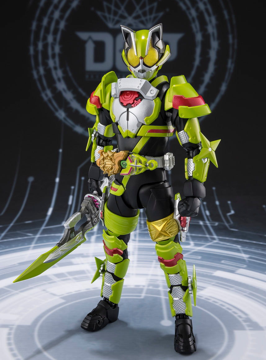 S.H. Figuarts Kamen Masked Rider Geats Kamen Rider Tycoon Fever Ninja Form & Kekera (Kaeru no Okimono Set) Action Figure