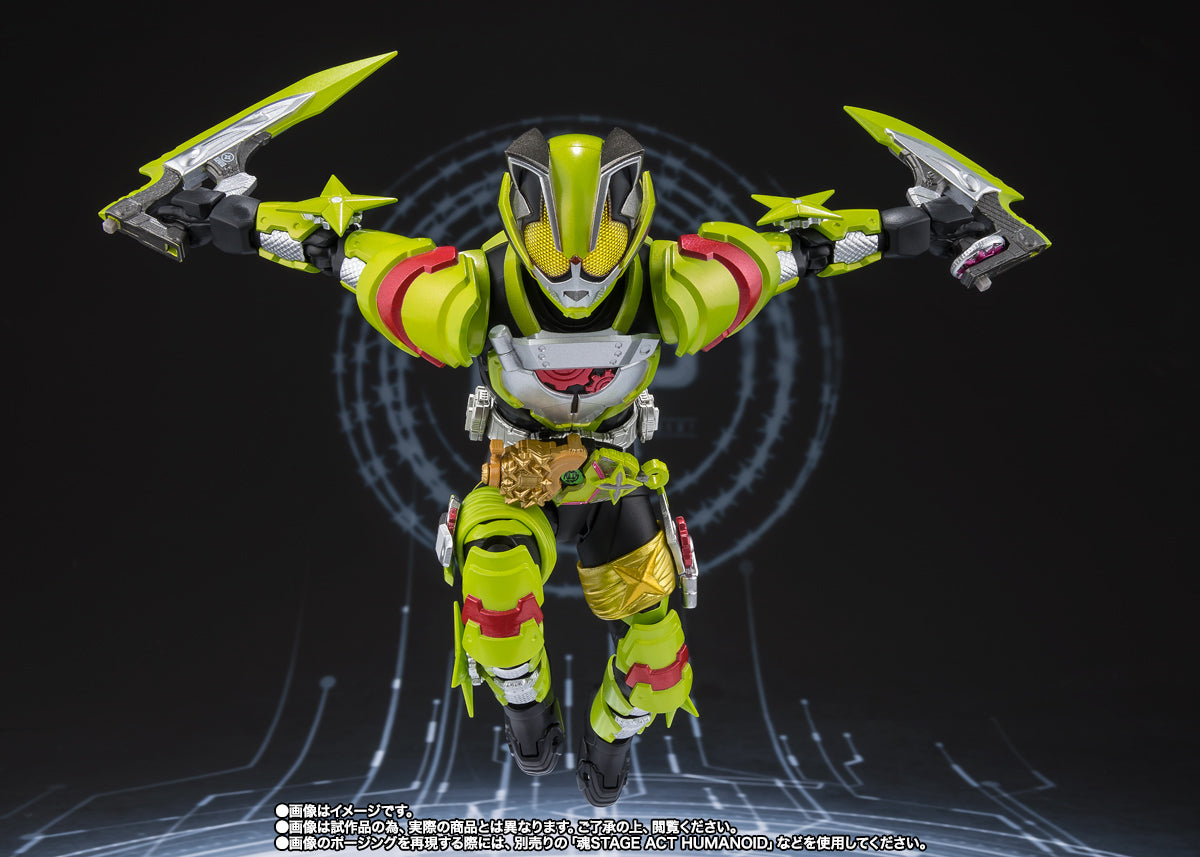 S.H. Figuarts Kamen Masked Rider Geats Kamen Rider Tycoon Fever Ninja Form & Kekera (Kaeru no Okimono Set) Action Figure