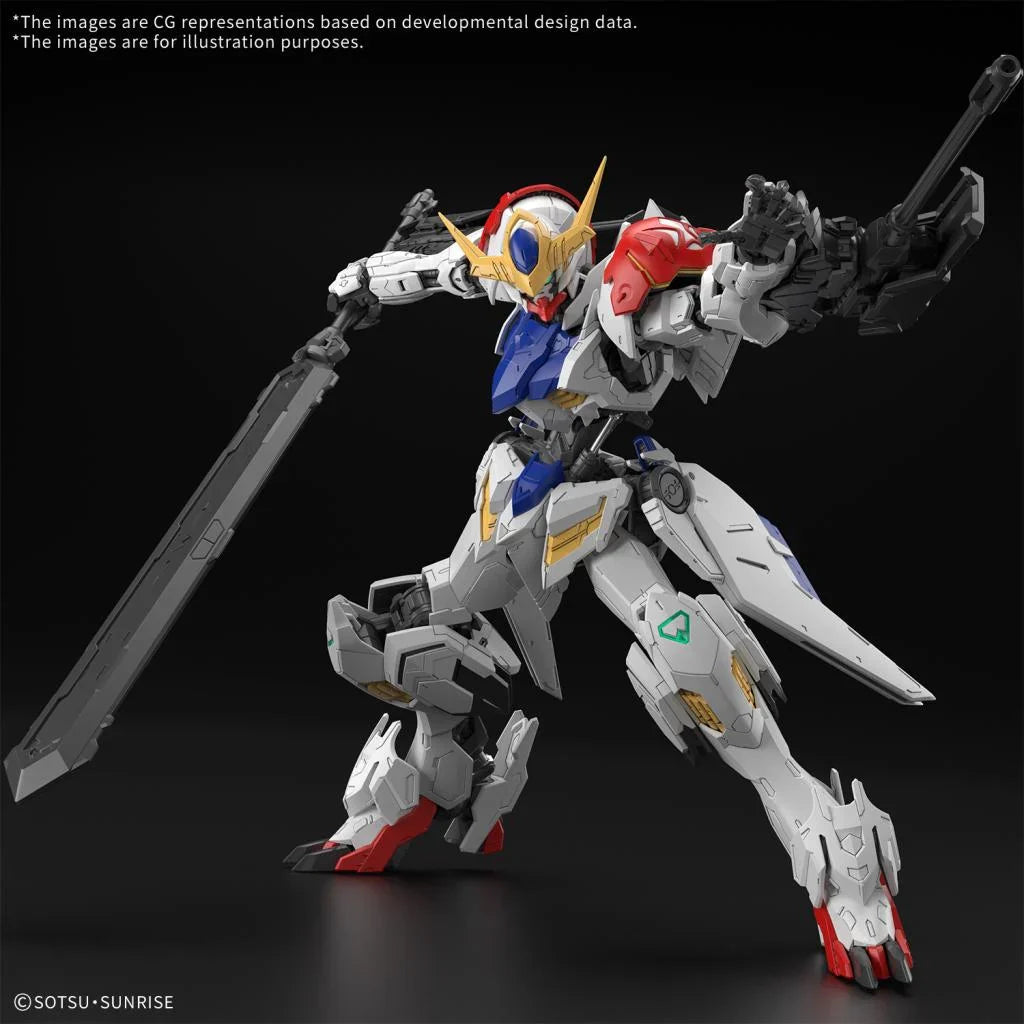 Gundam 1/100 MG IBO ASW-G-08 Gundam Barbatos Lupus Iron Blooded Orphans Model Kit