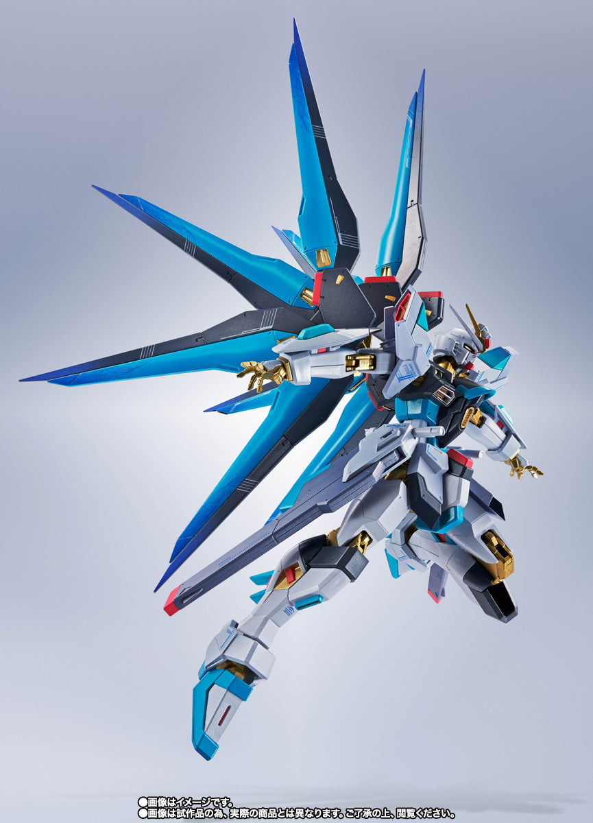 Bandai Metal Robot Spirits Strike Freedom Gundam Type II (Hatsune Miku Ver.) Action Figure