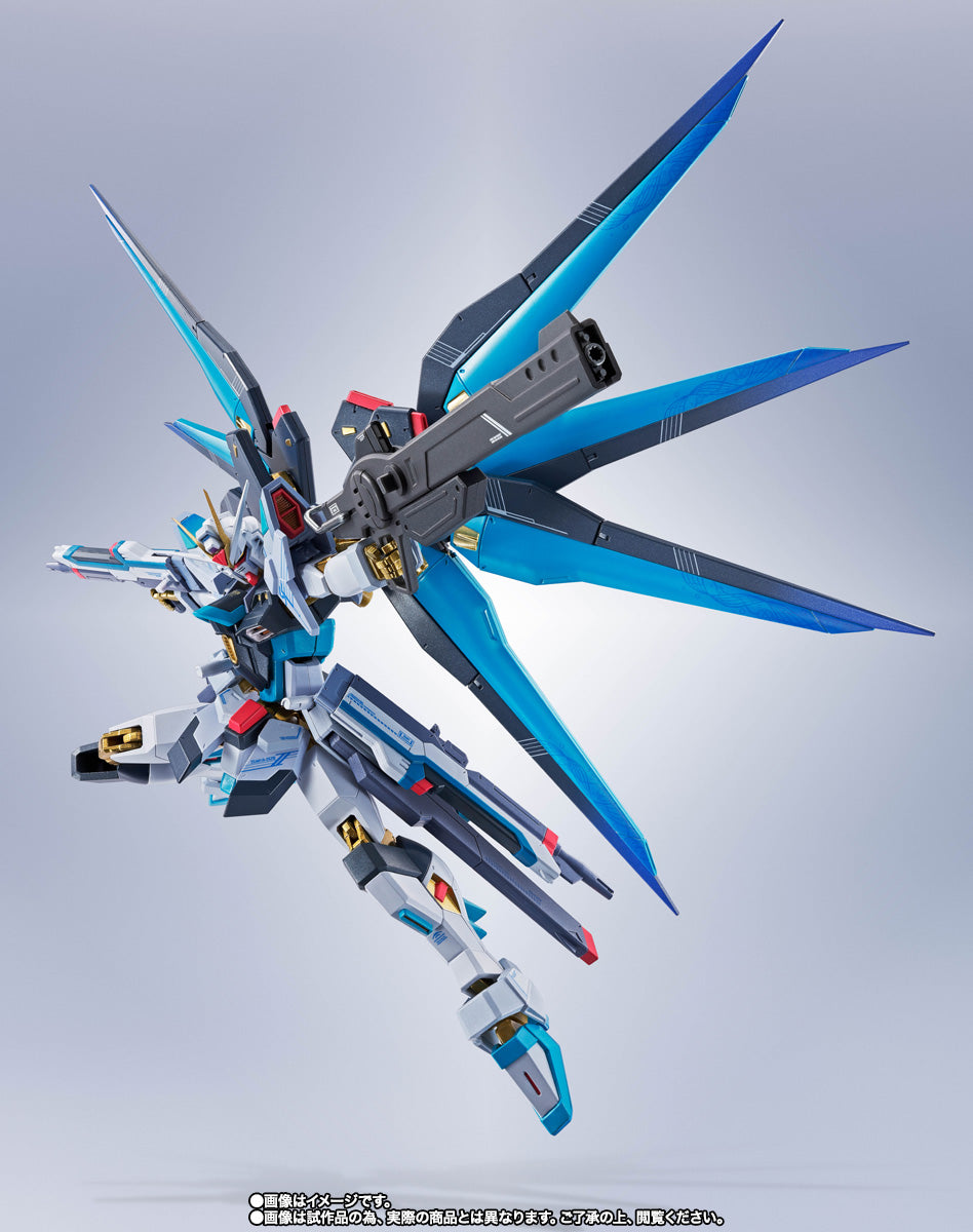 Bandai Metal Robot Spirits Strike Freedom Gundam Type II (Hatsune Miku Ver.) Action Figure