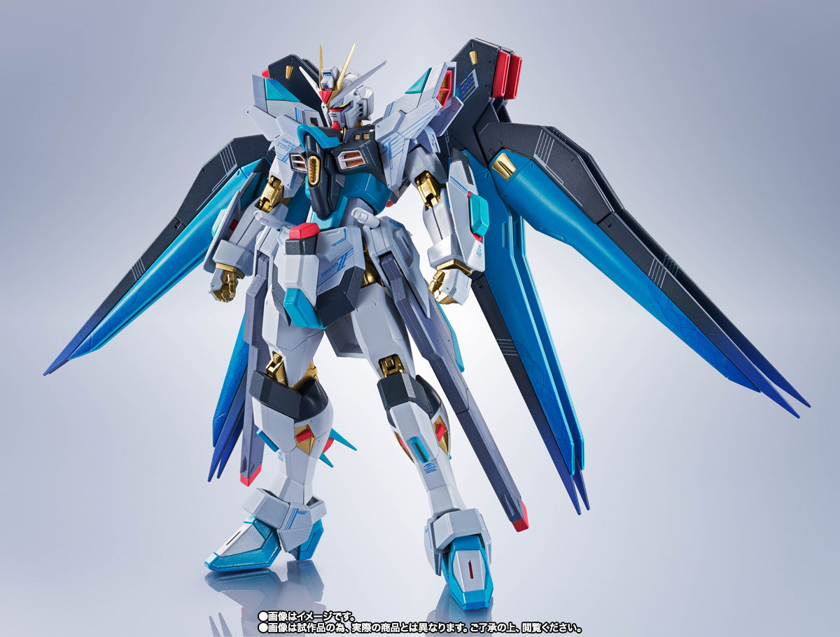 Bandai Metal Robot Spirits Strike Freedom Gundam Type II (Hatsune Miku Ver.) Action Figure