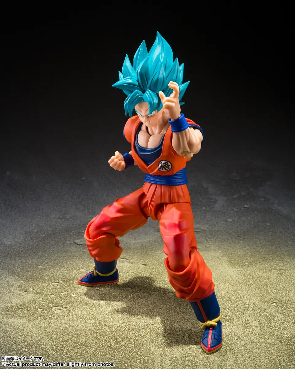 S.H. Figuarts Dragon Ball Super Saiyan God Super Saiyan Son Goku -Blue Power Transcending Limits- Action Figure