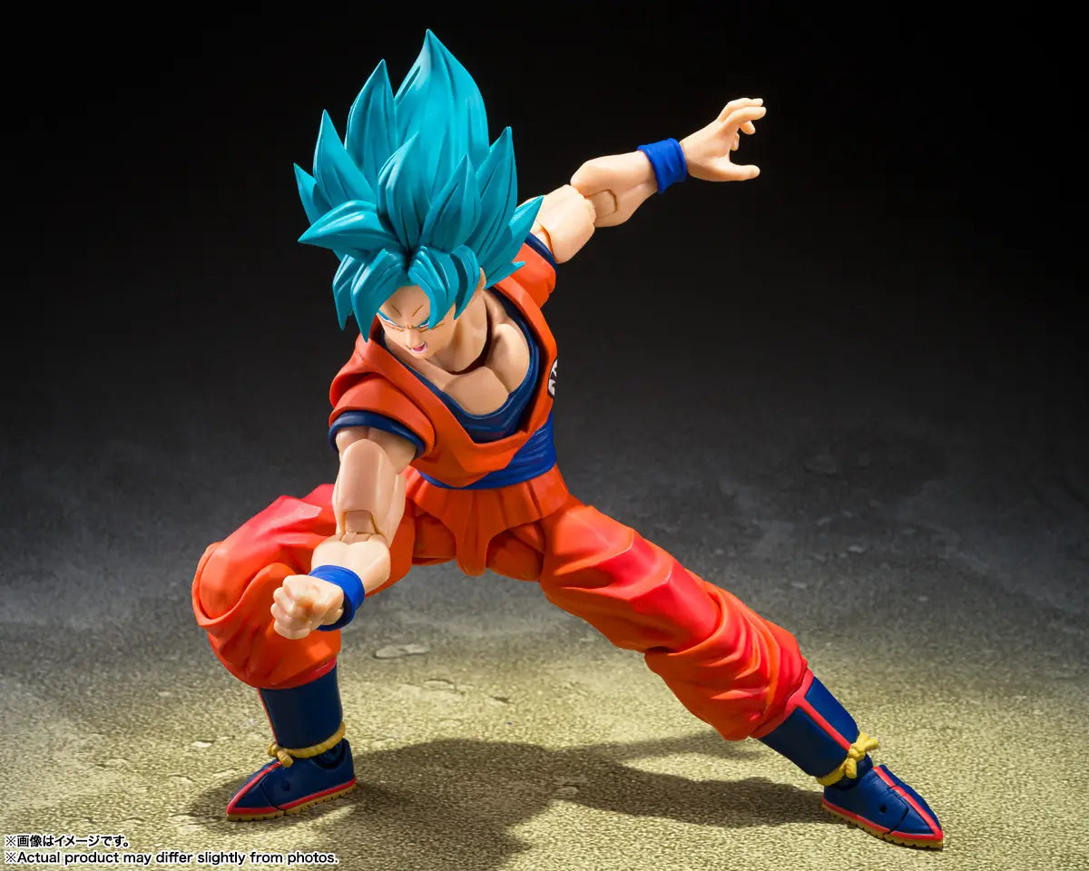 S.H. Figuarts Dragon Ball Super Saiyan God Super Saiyan Son Goku -Blue Power Transcending Limits- Action Figure