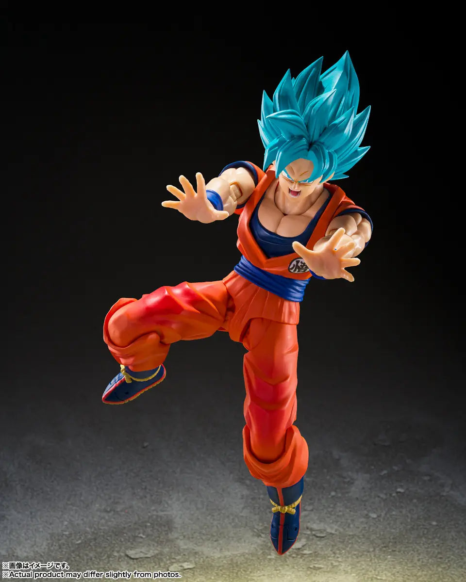 S.H. Figuarts Dragon Ball Super Saiyan God Super Saiyan Son Goku -Blue Power Transcending Limits- Action Figure