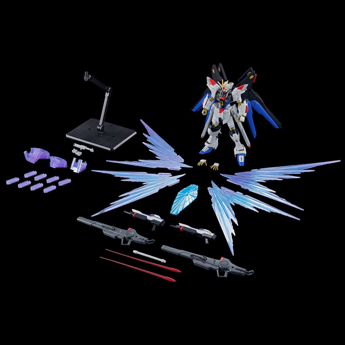 Gundam 1/144 HG Gundam Seed Destiny ZGMF/A-262B Strike Freedom Gundam Type II  and Wings of Light Effect Set Exclusive Model Kit