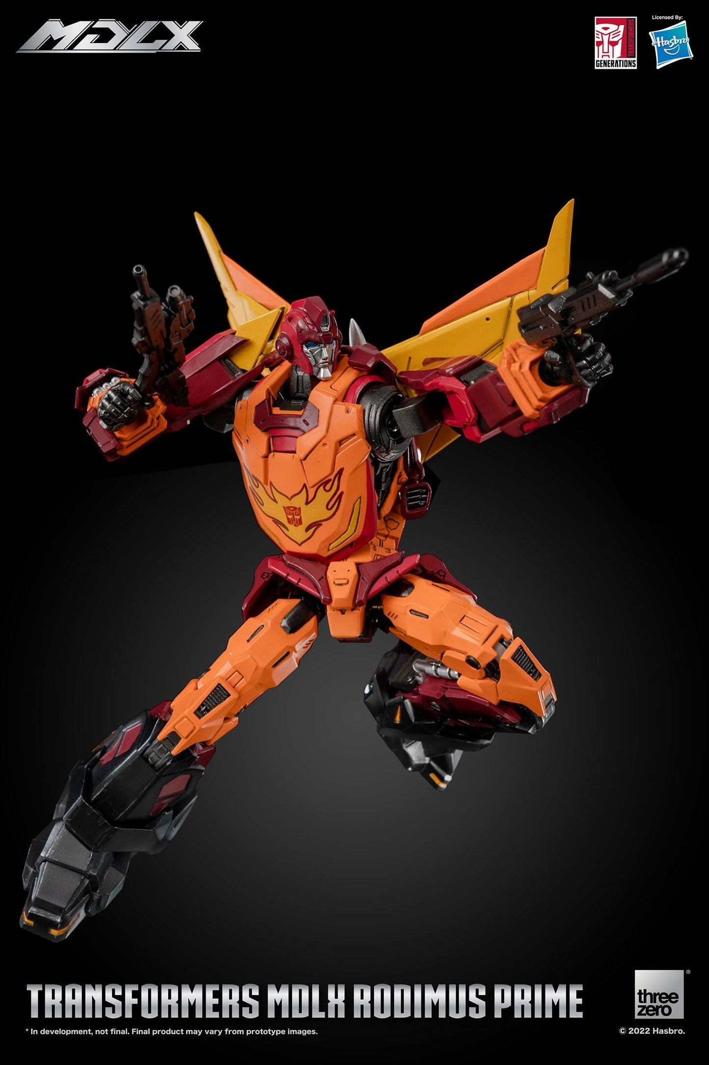 ThreeZero Transformers Rodimus Prime MDLX Scale Figure