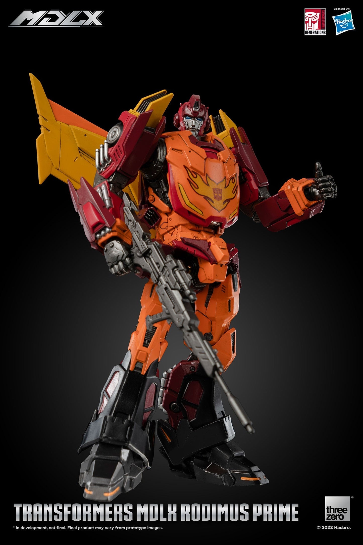 ThreeZero Transformers Rodimus Prime MDLX Scale Figure