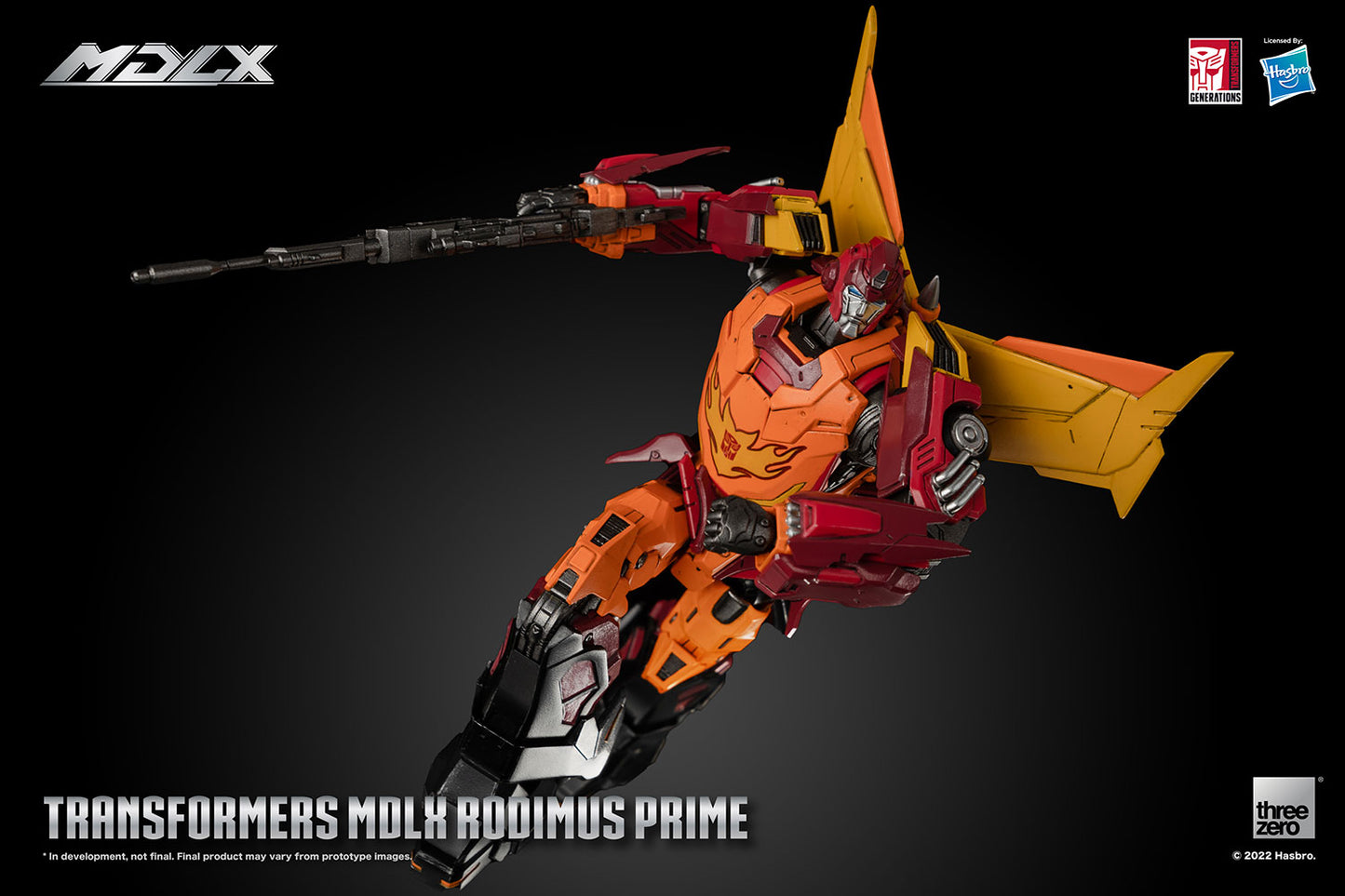 ThreeZero Transformers Rodimus Prime MDLX Scale Figure