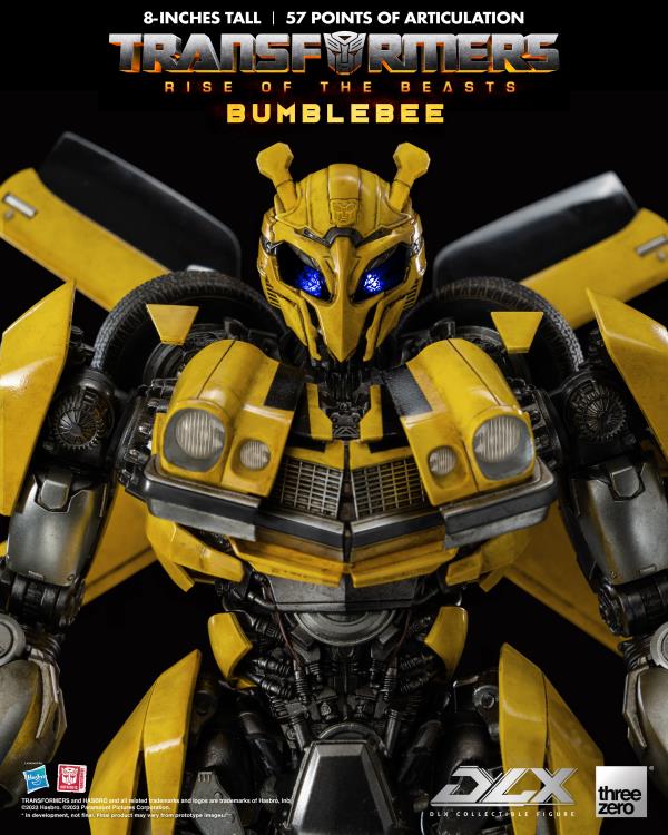ThreeZero Transformers: Rise of the Beasts Bumblebee DLX Action Figure