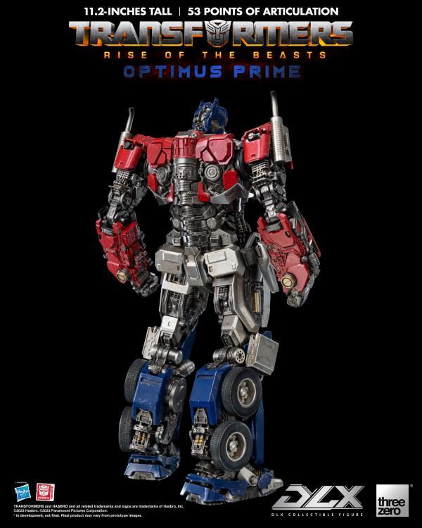 ThreeZero Transformers: Rise of the Beasts Optimus Prime DLX Action Figure