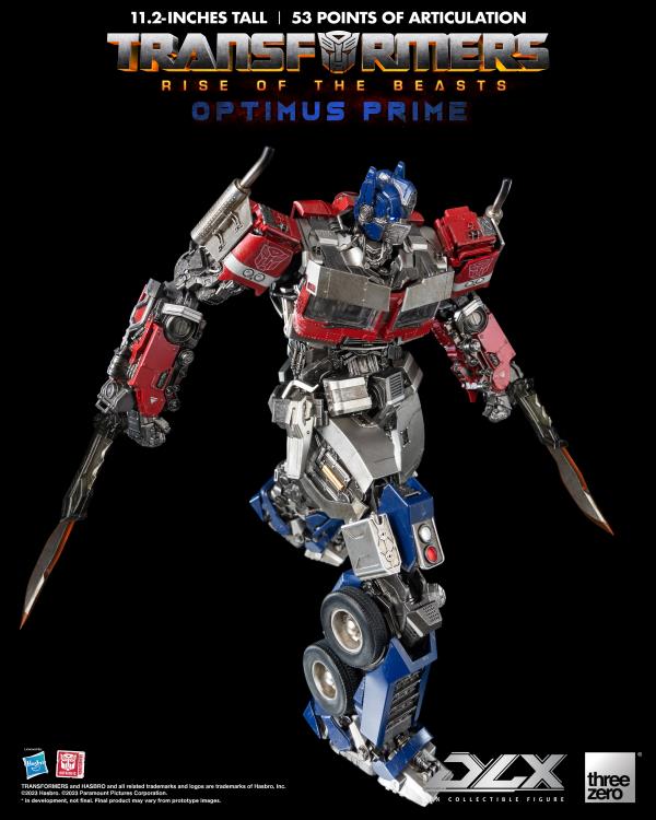 ThreeZero Transformers: Rise of the Beasts Optimus Prime DLX Action Figure