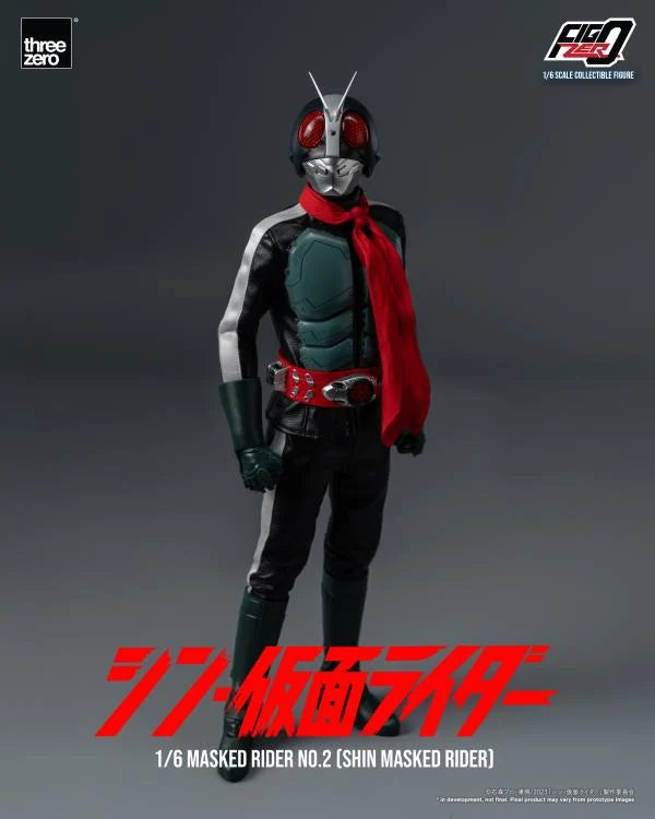 ThreeZero FigZero 1/6 Shin Kamen Rider Masked Rider No. 2 Scale Figure