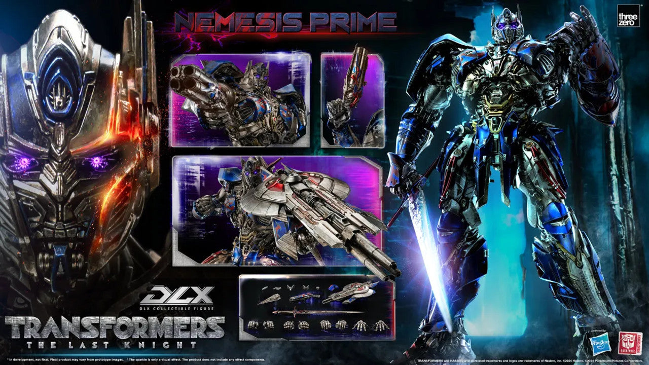 ThreeZero Transformers: The Last Knight Nemesis Prime DLX Action Figure