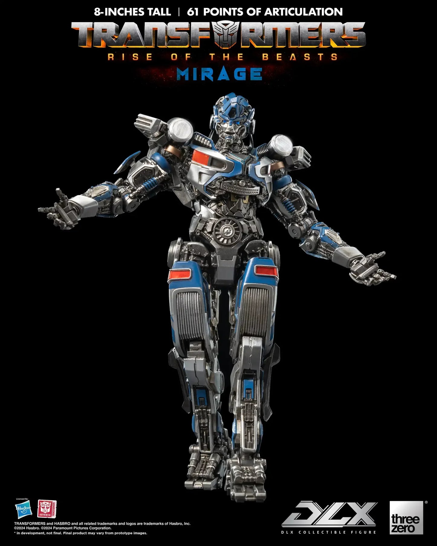 ThreeZero Transformers: Rise of the Beasts Mirage DLX Action Figure