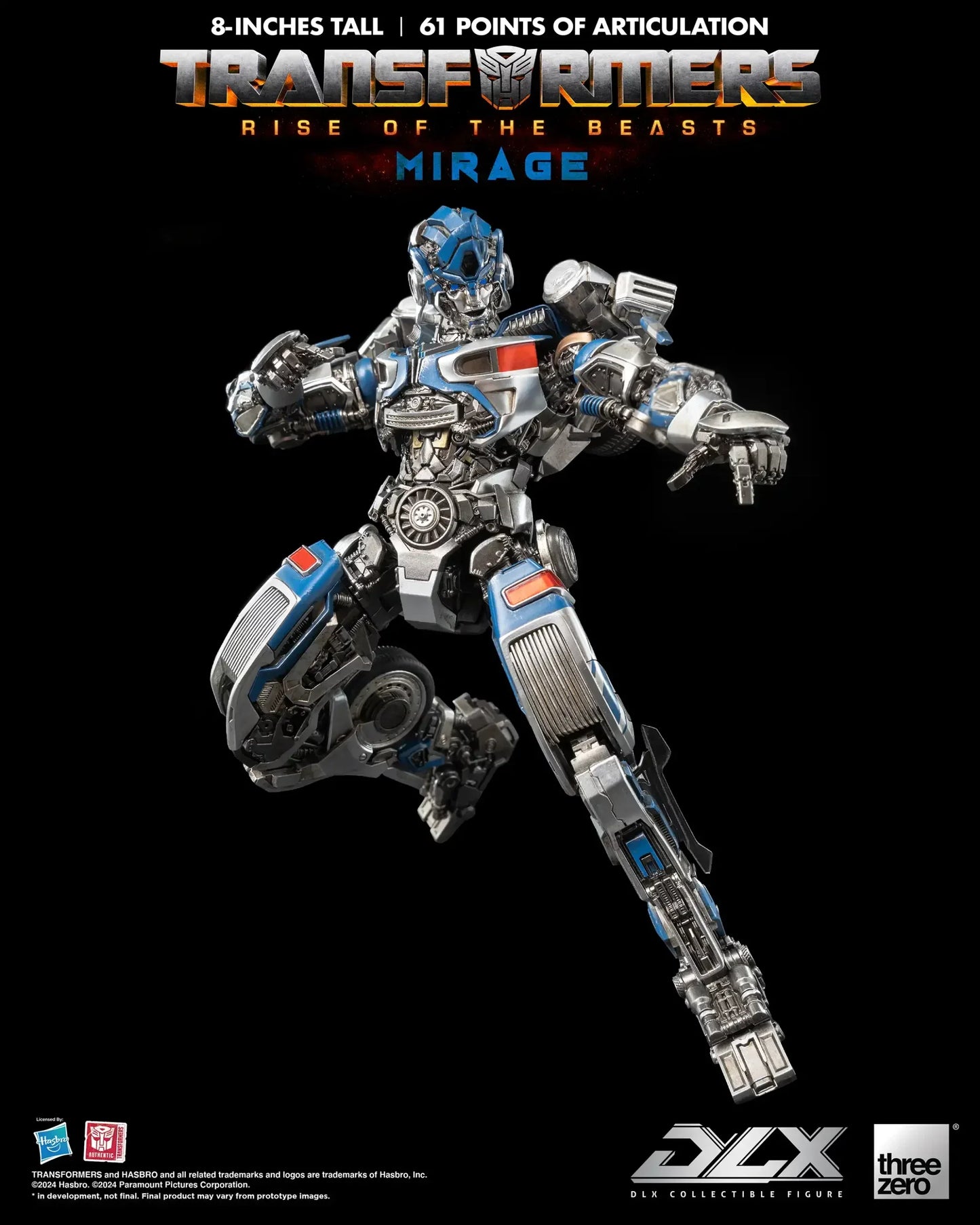 ThreeZero Transformers: Rise of the Beasts Mirage DLX Action Figure